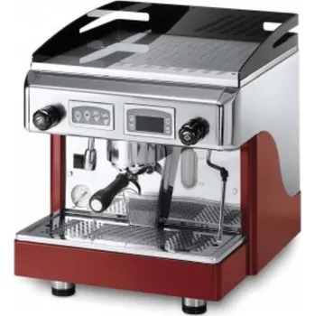 Kávovar ASTORIA/MCE s.r.l. KÁVOVAR TOUCH SAE/1 DSP JEDNOPÁKOVÝ - ELEKTRONICKÉ OVLÁDÁNÍ A DISPLEJ - NEREZ/BORDÓ