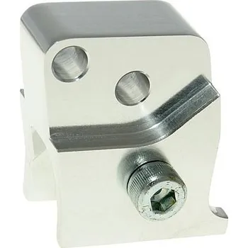 Vparts Podložka pod pružinu CNC 2 díry stříbrná, Peugeot horizontal VC21320