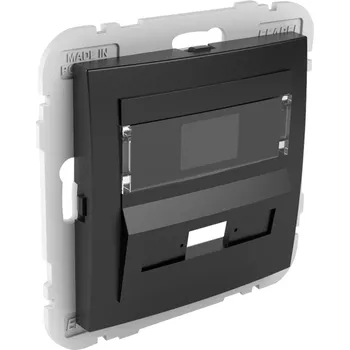 Elektrická zásuvka 90449 SPM – černá