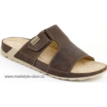 Dámská zdravotní obuv MEDISTYLE GABRIEL 5G-J14 pantofel hnědý, hnědá - 46