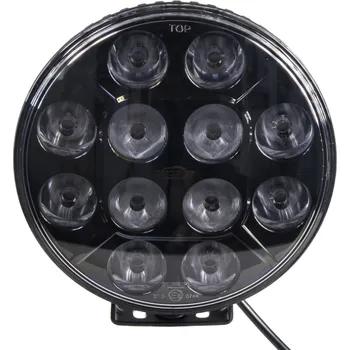 Přídavný světlomet LED světlo kulaté, ultra tenké, 12x10W, ø218mm, ECE R7/R10/R112