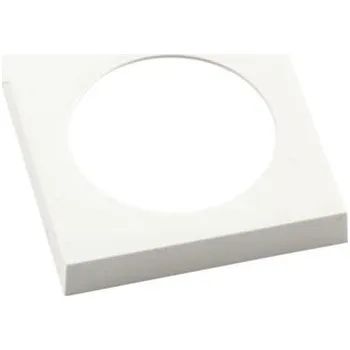 Elektrická zásuvka Berker Integro Pure rámeček 1násobný, polární bílá lesk