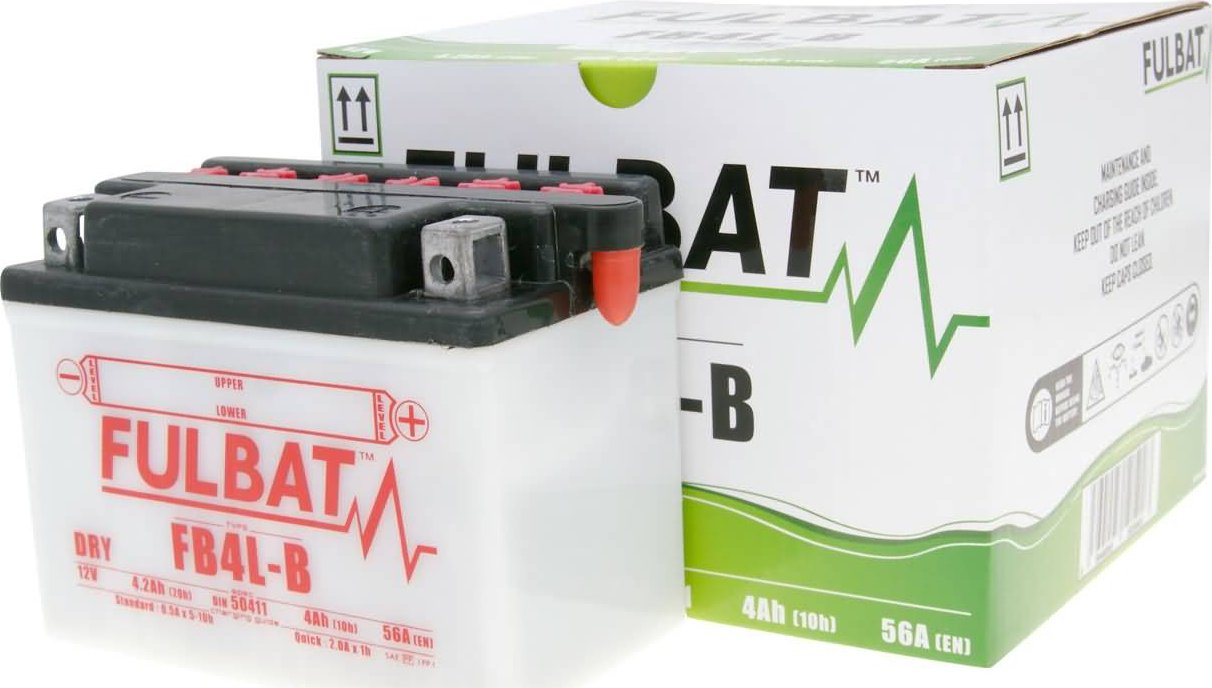 Baterie Fulbat FB4L-B, včetně kyseliny FB550590