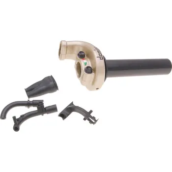 Motocyklový chránič Ovladač plynu, rychlopal Domino KRE 03 off-road 2.6°/ 45mm titanová, univerzální 37153