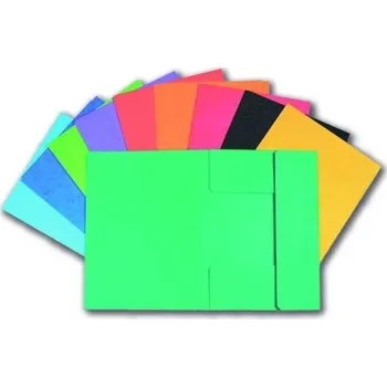 Mapa odkládací A4 253 tříklopá prešpánová, černá, 20 ks