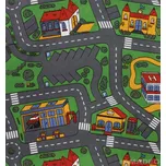 Spoltex Dětský kusový koberec silnice City life - 95x200 cm