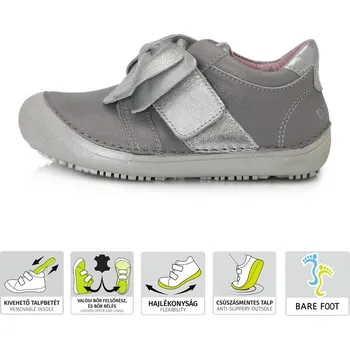 Dětská treková obuv D.D.Step D.D. step dívčí obuv 063-254AM Barva: šedá, Velikost: 27