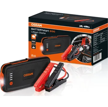 Nabíječka autobaterie Osram startovací zdroj battery start 200 6000mAh 150A 12V