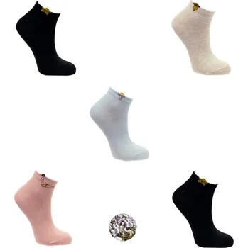 Dámské ponožky PeSaiL Dámské kotníčkové bavlněné ponožky - KD:23-24, (5 párů v balení ) Barva: Mix barva, Velikost: 35-38