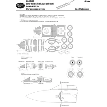 Plastikový model 1/48 Mask Gloster Javelin FAW9/9R EXPERT (AIRFIX)