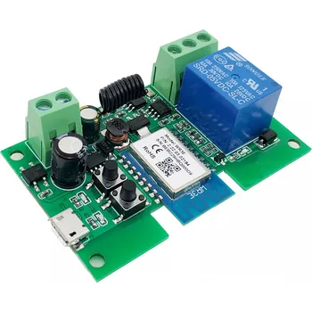 vypínač Tuya 5V/7-32V WiFi + RF (Nízkonapěťový spínač s RF)