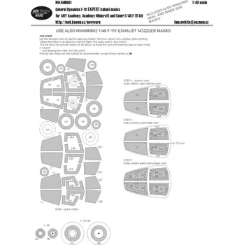 Plastikový model 1/48 Mask General Dynamics F-111 EXPERT (ACA/ITA)