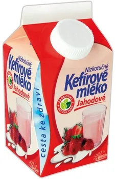 Mléko Mlékárna Vlašské Meziříčí Kefírové mléko 450 g jahodové