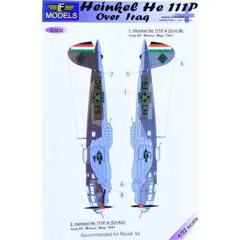 Plastikový model 1/32 Decals Heinkel He 111P over Iraq (REV)