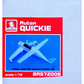 Plastikový model 1/72 Rutan Quickie (resin kit)