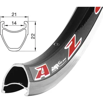 Ráfek na kolo REMERX ALCYON 622x14 černý 32 děr