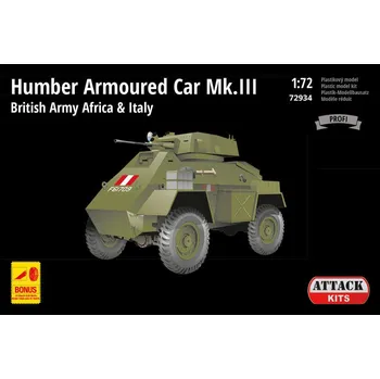 Plastikový model 1/72 Humber Armoured Car Mk.III (w/ resin&PE)