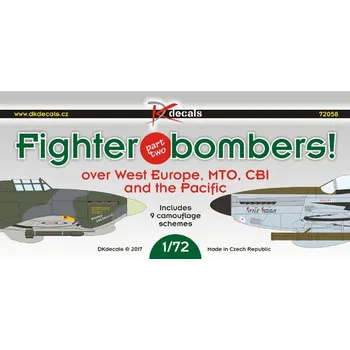 Plastikový model 1/72 Fighter-bombers over W.Europe,MTO,CBI,Pacific