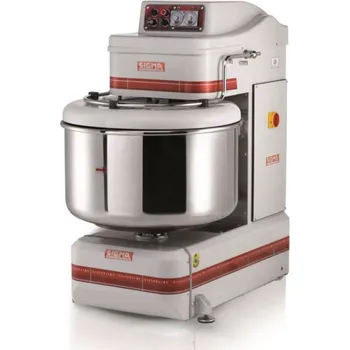 Váleček na těsto SPIRÁLOVÝ HNĚTAČ NA TUHÁ TĚSTA S PEVNOU NÁDOBOU SILVER 120 SIGMA