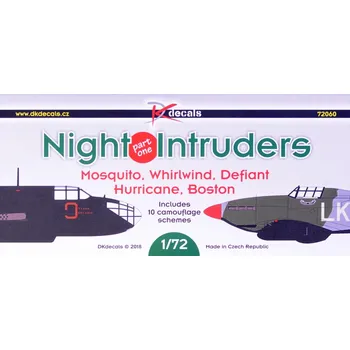 Plastikový model 1/72 Night Intruders - part 1 (10x camo)