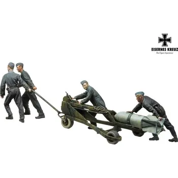 Plastikový model 1:72 Eisernes Kreuz, Luftwaffe Bombenpersonal, 1940