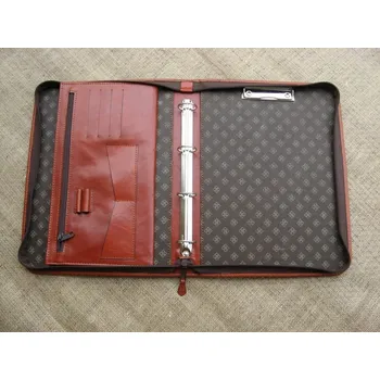 Pánská aktovka Triton Kožená ručně šitá diplomatka STANDARD - česká výroba; hnědá