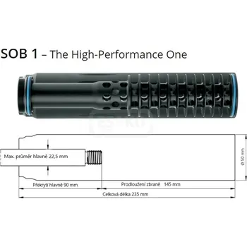 Příslušenství pro sportovní střelbu Tlumič hluku Recknagel SOB 1