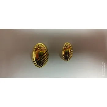 Knoflík Knoflík celozlatý oválný 32mm - 1ks