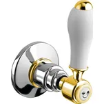 ANTEA podomítkový přepínač, páčka, chrom/zlato