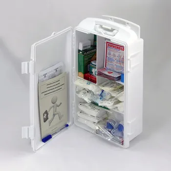 Lékárnička Přenosná lékárnička bílá s náplní POPÁLENINY