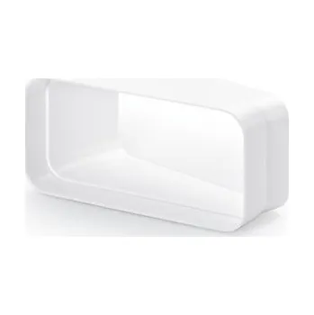 Vzduchotechnika MF-RBH 125 horizontální koleno 15°