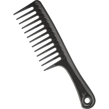 Kartáč pro zvířata Xanitalia Hřeben Xan rozčesávací maxi velký s ručkou 13 zubů Barva: Černá