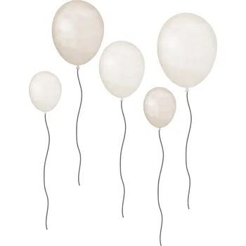 Samolepící dekorace That's Mine Samolepky na zeď Balloons Písková