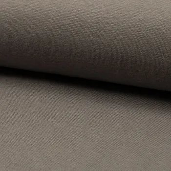 Náplet hladký RIB 1/1, šedohnědý, š.70