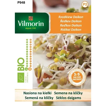 Semeno Ředkev Daikon (BIO semena na klíčky)