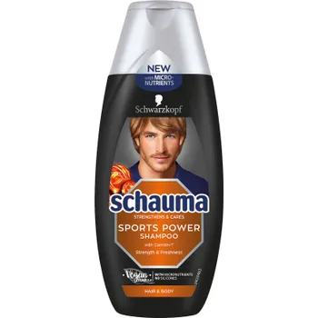 Sprchový gel Schauma šampon na vlasy for men sports 400ml