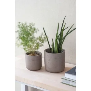 Květináč Sada dvou květináčů Stratton Warm Stone