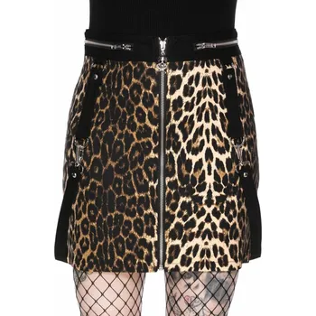 Dámská sukně sukně dámská KILLSTAR - Pretty Kitty - LEO - XL