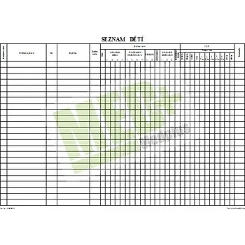Seznam dětí, 10 ks v balení