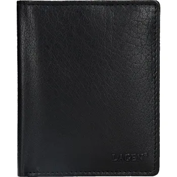 Peněženka LAGEN | Pánská kožená peněženka LAGEN V2 černá | allBAGS.cz