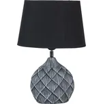 Šedivo černá stolní lampa Sofia - 26*19*38 / E27