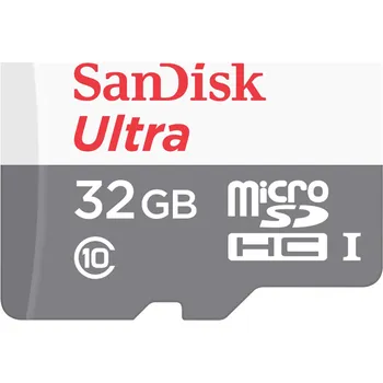 Paměťová karta SanDisk Ultra microSDHC 32GB 100 MB/s Class 10 UHS-I, s adaptérem