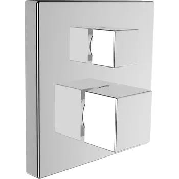 Vodovodní baterie Quadriga - sprchová podomítková termostatická baterie, chrom HF901176100000