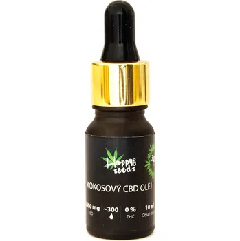 CBD MCT kokosový CBD olej 30 % CBD od Happy seeds Obsah: 10 ml