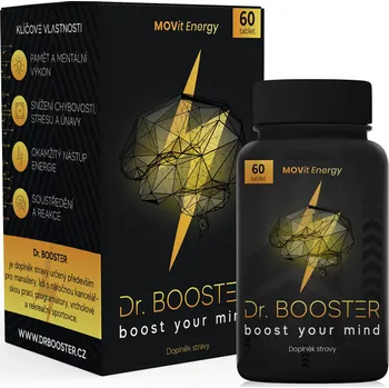 Přípravek na podporu paměti a spánku MOVit Energy Dr. Booster