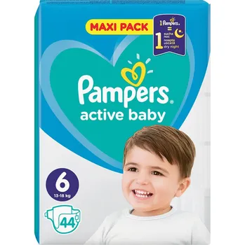 jednorázová plena Pampers Active Baby 6 Extra Large 13 – 18 kg
