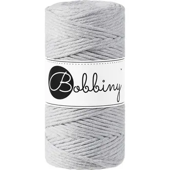 Bobbiny Macramé Cord 3 mm, světle šedá