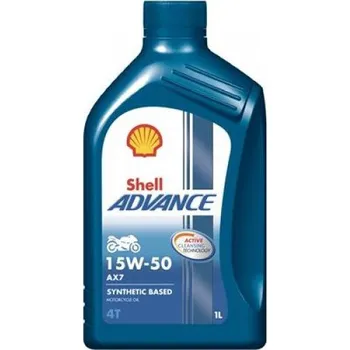 Auto-moto Shell Advance AX7 4T 15W-50 1 l