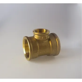 Fitinka V&G Valogin Mosazný T-kus FFF redukovaný Redukce: 1" x 3/4" x 1"
