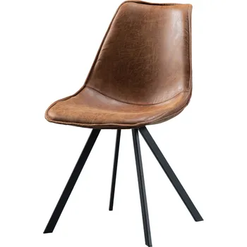 Jídelní židle WOOOD Set 2 jídelních židlí SWEN hnědá 375465-C